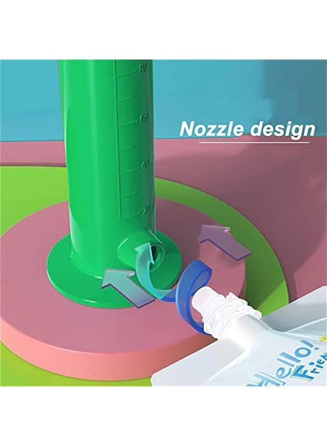Baby Food Maker, 7pcs Set Baby Food Pouch Maker, Reusable Pure Color Pouches Toddler Fruit Squeeze Puree Filler for Homemade Semi Solid Food for Infant Complementary Food (Green)  - Image 2