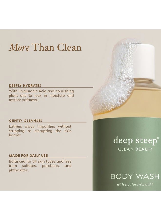 Deep Steep Lilac Blossom Argan Oil Body Wash - Made with Organic Argan Oil, Organic Shea Butter, and 100% All Natural Ingredients - Vegan, Non-GMO, Gluten Free, and Cruelty Free, 17oz Bottle - Image 5