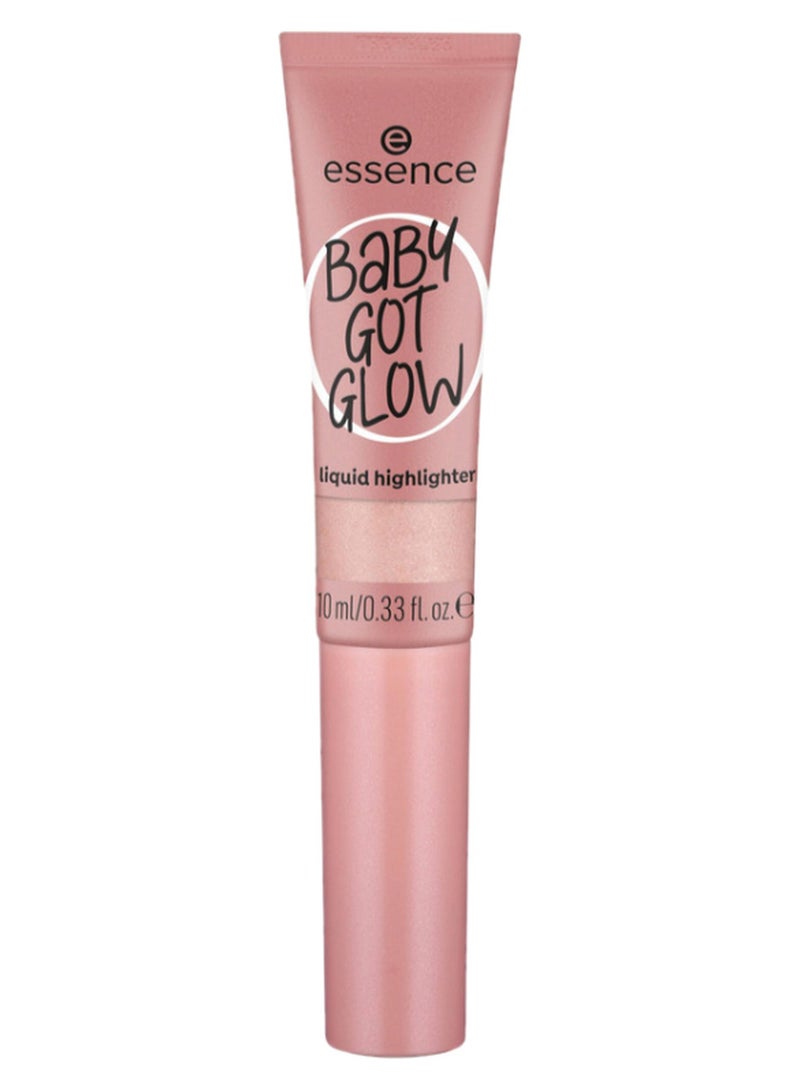 Essence BABY GOT GLOW Liquid Highlighter No.20 | Rose and Shine Radiant Glow | Lightweight Blendable Highlighter for All Skin Types Rose And Shine - Image 1