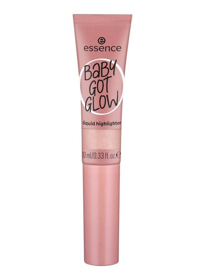 Essence BABY GOT GLOW Liquid Highlighter No.20 | Rose and Shine Radiant Glow | Lightweight Blendable Highlighter for All Skin Types Rose And Shine - Image 1