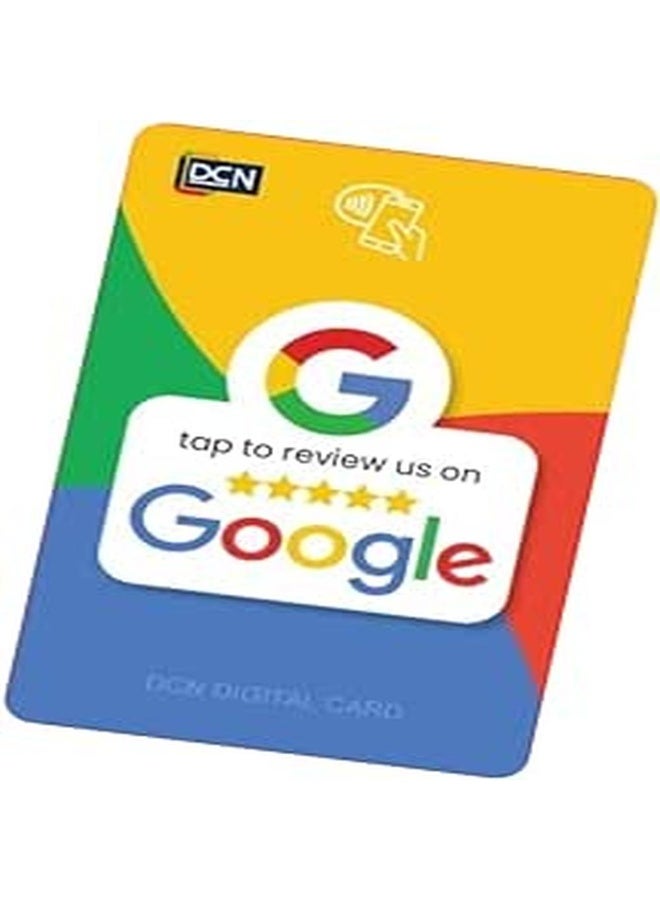 جوجل بطاقة مراجعة Google NFC – المس وشارك | مفعلة فورياً برابط مراجعتك على Google | بطاقة مراجعة أعمال ذكية غير تلامسية | متينة ومقاومة للماء من PVC (عبوة من 02) - Image 2