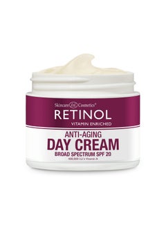 RETINOL Retinol Skincare LdeL Cosmetics Day Cream Broad Spectrum SPF 20 Moisturizes & Reduces Look of Fine Lines - Provides Protection From Daily Sun Exposure - 1.7 Oz.  - Image 1