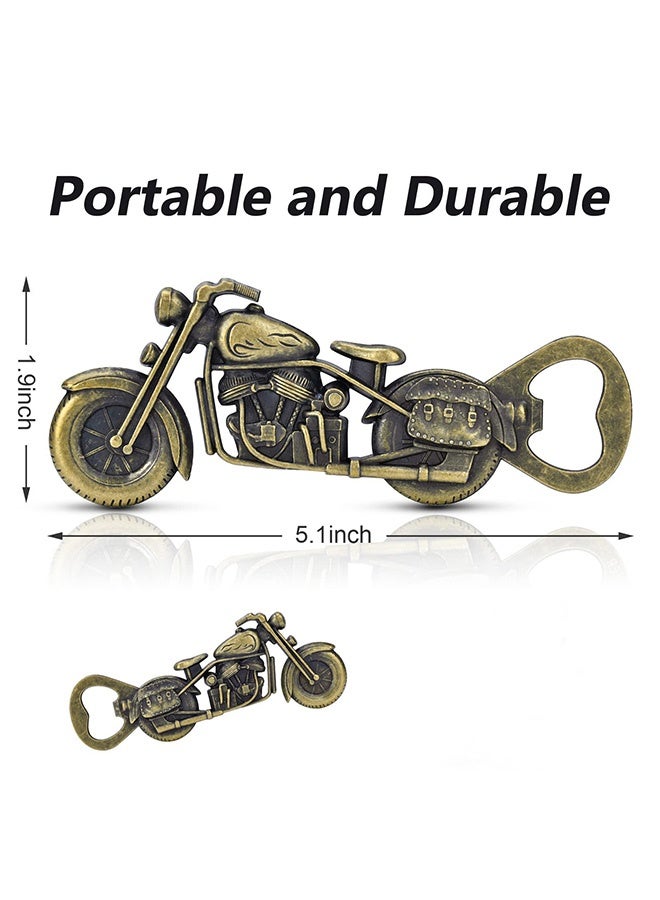 Peachjoy Motorcycle Bottle Opener, Solid and Durable Openers, Gifts for Men Dad Father's Day Birthday (Bronze) - Image 2