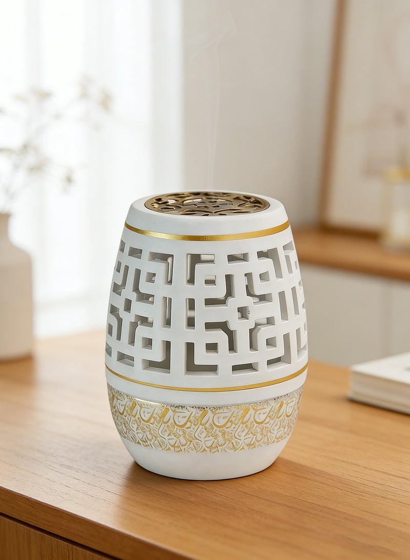 ٢ حتت مبخره من الخزف الأبيض - Image 3