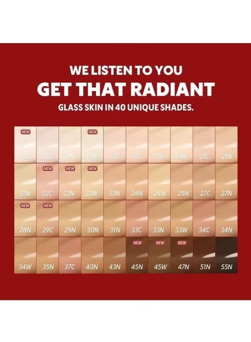 TIRTIR Mask Fit Red Cushion Foundation 18g (23N Sand) - 72hrs Long Lasting Full Coverage Foundation Makeup - Image 3