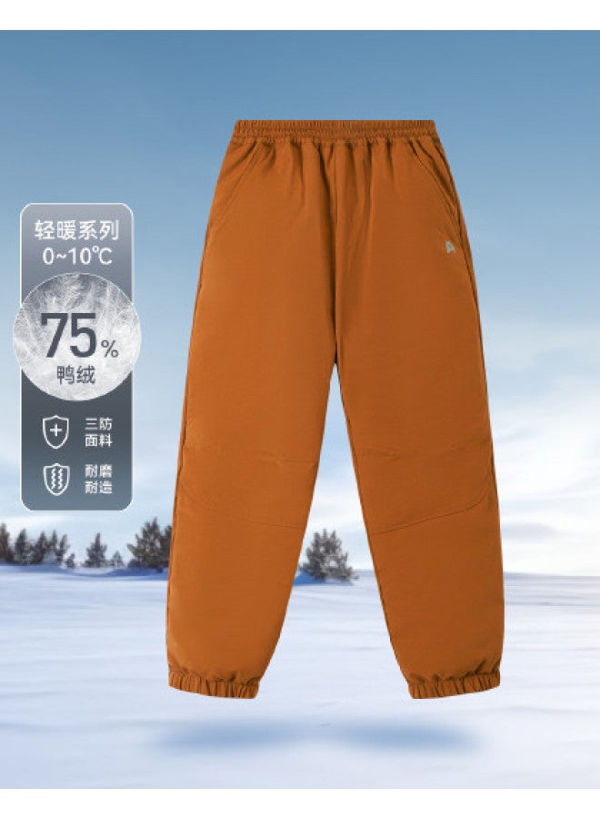 Annil kids' Winter Snow Pants - Waterproof, Windproof, Stain-resistant Thickened Fleece-lined Trousers For Boys & Girls - Image 1