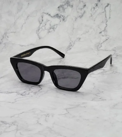 Explicit Poets Explicit Poets Unisex Kat Black-Gray Stylish Sunglasses, 24EP1