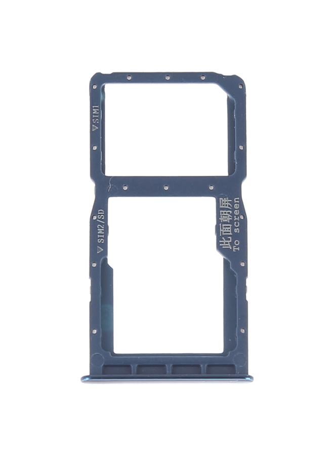 erorex SIM Card Tray +  SIM Card Tray / Micro SD Card for Huawei P30 Lite(Blue) - Image 2