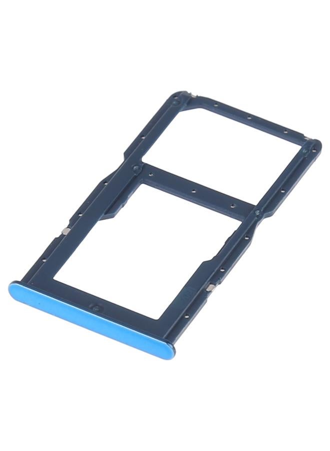 erorex SIM Card Tray +  SIM Card Tray / Micro SD Card for Huawei P30 Lite(Blue) - Image 4