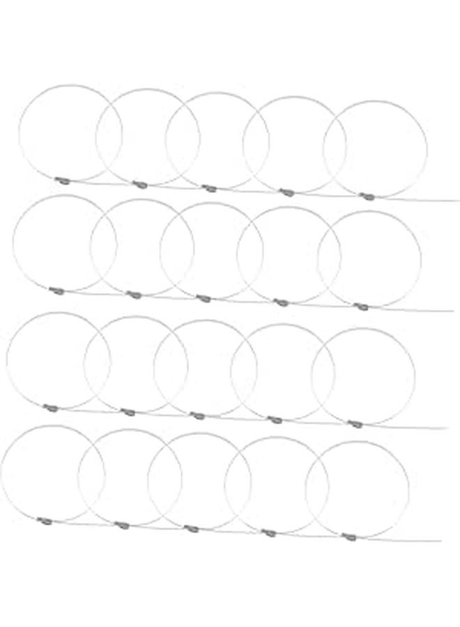 Stainless Steel Zip Ties 100pcs Heavy Duty for Chain Link Fence Dog Fence Cable