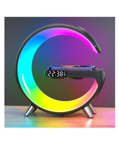 Smart Wake-Up Light Sunrise Alarm Clock For Bedrooms Dimmable Table Lamp With Fast Wireless Charger