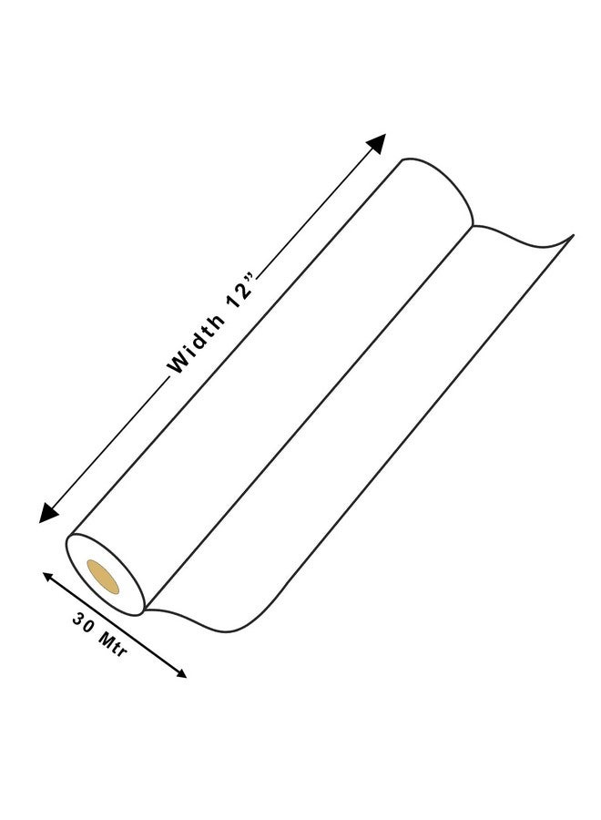 Ezee Live Life Ezee Way Ezee 30 Meters 12 Inches Cling Film Wrap BPA Free | Multipurpose Food Wrapping Paper | Non-Stick Microwave Safe - Image 3