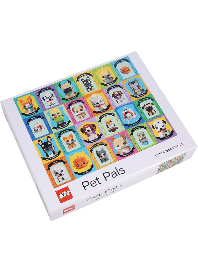 Chronicle Books Lego Pet Pals 1000-Piece Puzzle  - Image 1