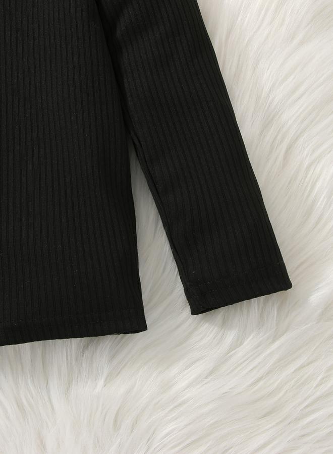 Take Two Solid Cold Shoulder Top with Joggers Set - Image 5