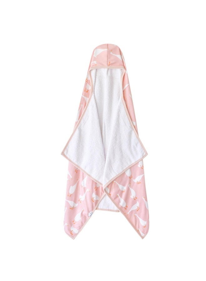 Copper Pearl Hooded Bath Towels Premium Knit/Terry Cloth Toddler Towels with Hood, Pockets, and Cool Designs - Great to Gift and Make Bath Time Fun - Big Kids Hooded Towel, Goosie - Image 1