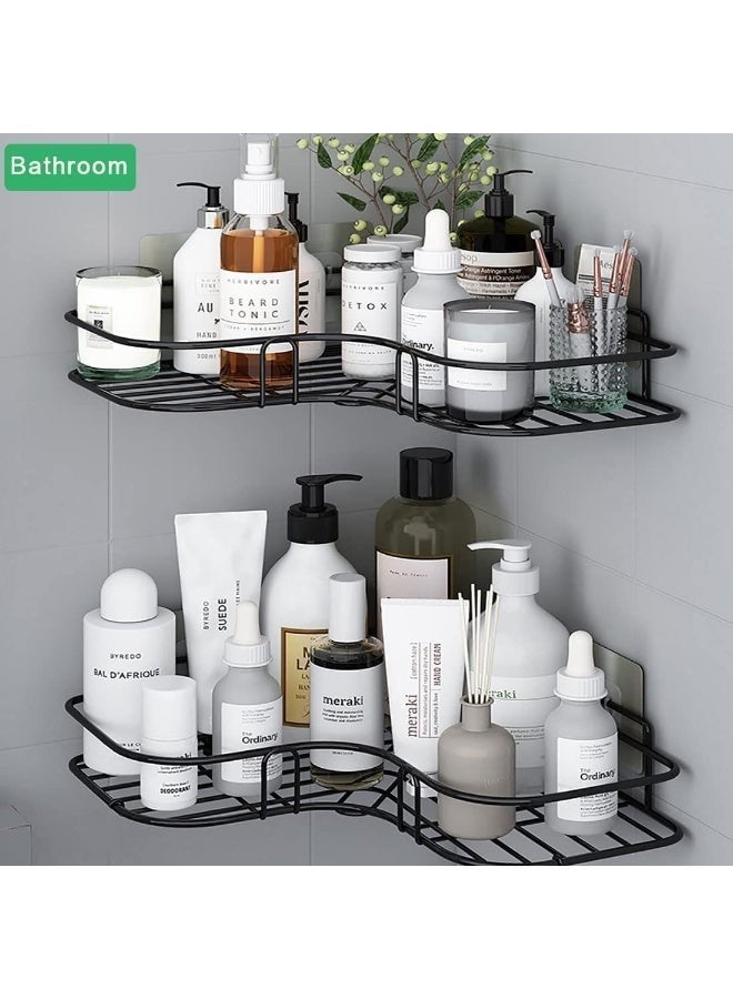 Corner Rack Holder for Bathroom Kitchen Office (2 Shelf Set) - Image 5