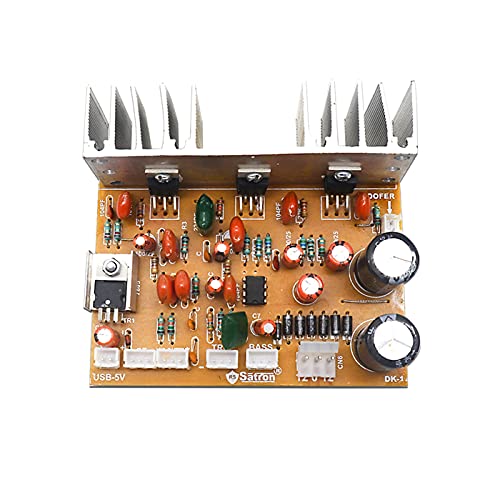 Electronicspices Electronic Spices 2.1 Home Theater Amplifier Board usb 5v with Bass Boost Support TDA2050 Based - Image 2