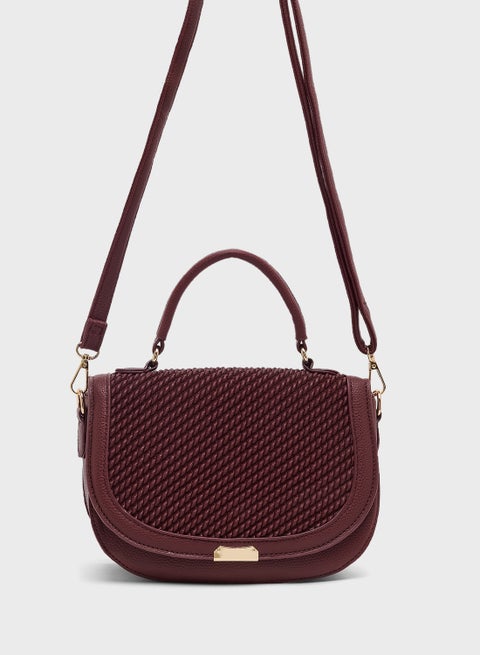 حقيبة كتف بنقوش