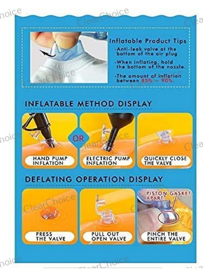 ClearChoice:- Adult Printed Swim Ring Inflatable Tube Ring Fruit & Printed Swimming Ring(9 + Years Up)(Size - 36''inch)(Multi Color)(1 PIS) - Image 4