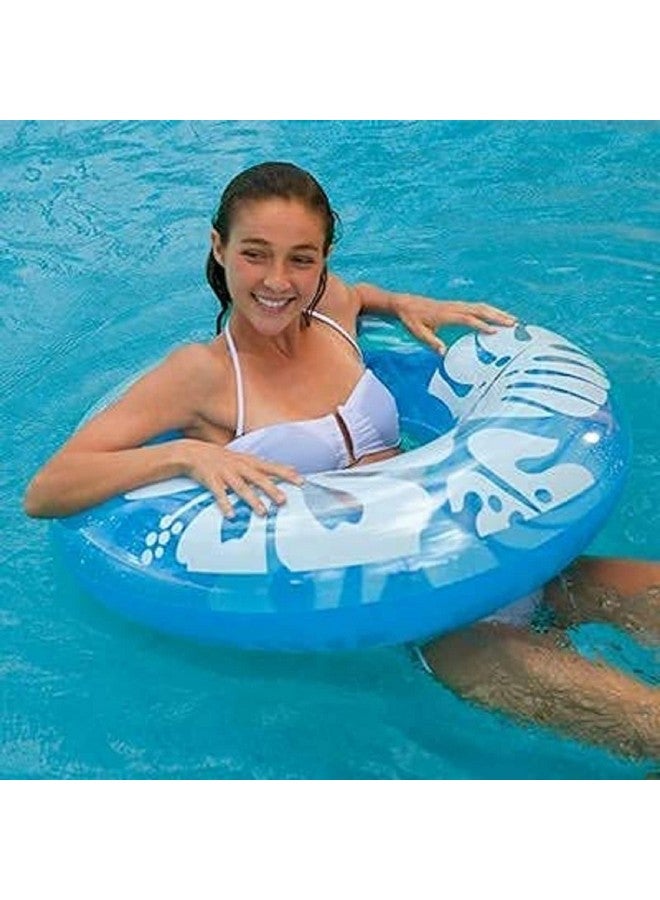 ClearChoice:- Adult Printed Swim Ring Inflatable Tube Ring Fruit & Printed Swimming Ring(9 + Years Up)(Size - 36''inch)(Multi Color)(1 PIS) - Image 1
