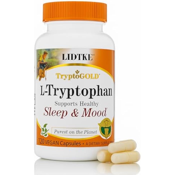 Lidtke Technologies L-Tryptophan Capsules, 120 Count - Image 1