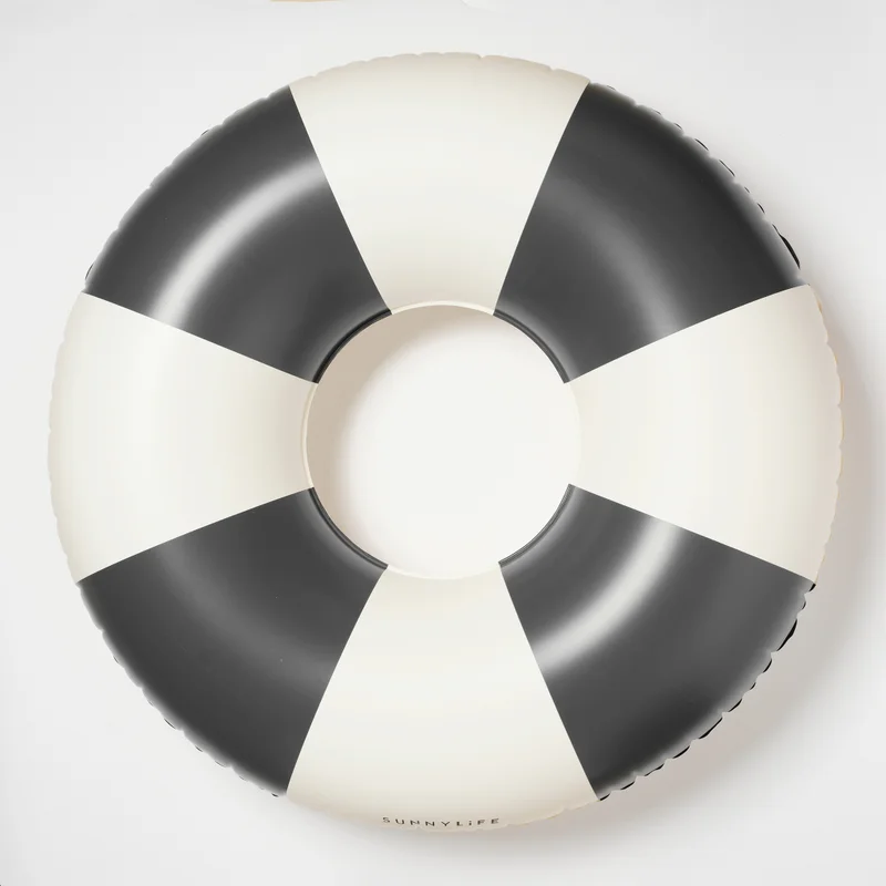 SUNNY LIFE Pool Ring Black Stripe