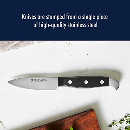 HENCKELS Statement Razor-Sharp 3-inch Compact Chef Knife, German Engineered Informed by 100+ Years of Mastery, Black/Stainless Steel - Image 2