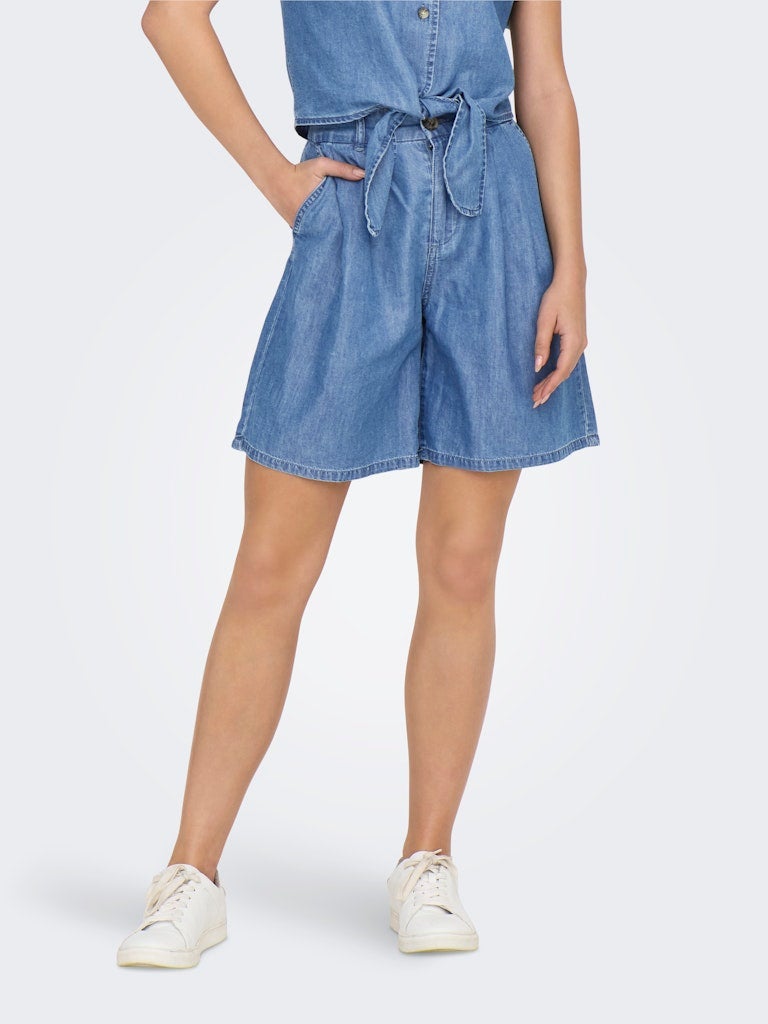 ONLY ONLBEA HW LONG DNM SHORTS BJ - Image 4