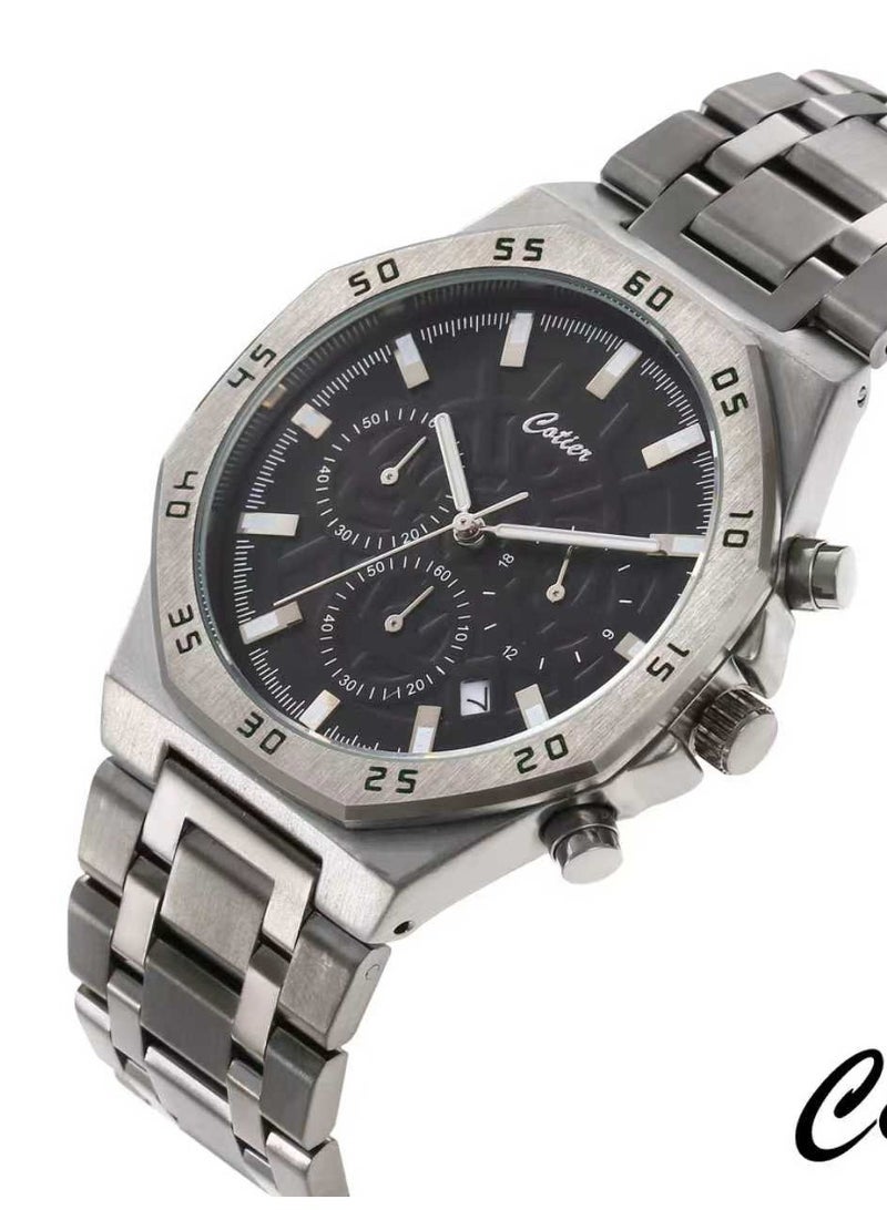 ساعة رجالي ستانلس ستيل