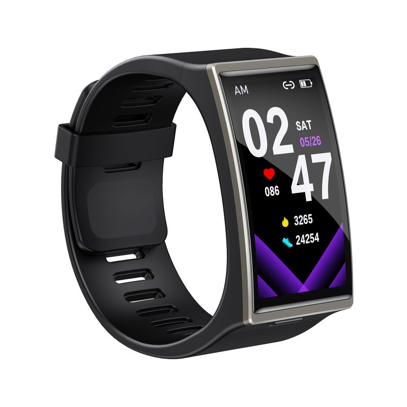 DM12 Smart Watch with 1.9'' Touch Screen Watch IP68 Waterproof Supports Heart Rate Blood Pressure Monitor BT 5.0 Smart Smartwatch Bracelet Wrist Band Men & Women - Image 1