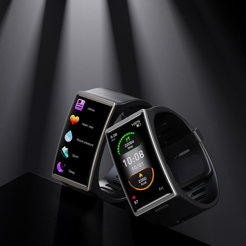 DM12 Smart Watch with 1.9'' Touch Screen Watch IP68 Waterproof Supports Heart Rate Blood Pressure Monitor BT 5.0 Smart Smartwatch Bracelet Wrist Band Men & Women - Image 4