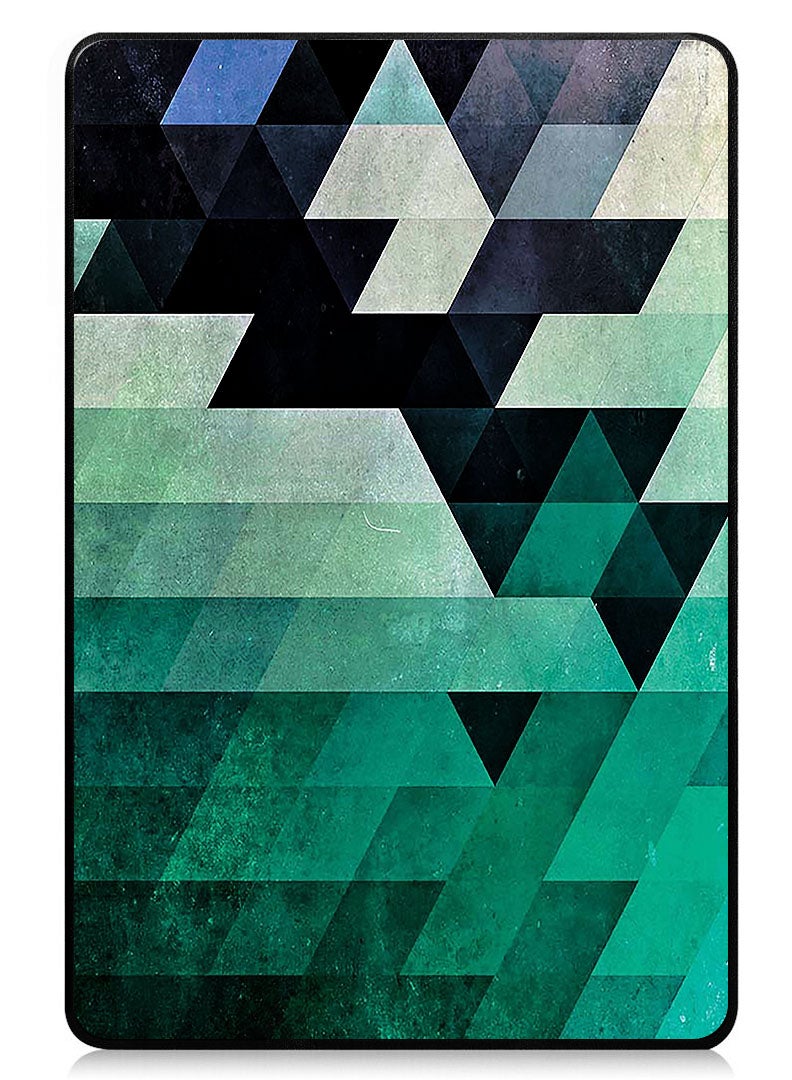 Theodor Protective Flip Case For Xiaomi Pad 7 & Xiaomi Pad 7 Pro With Trifold Stand Auto Wake Sleep Shockproof Cover - Triangle seacolor pattern - Image 1