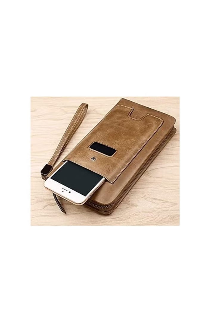 محفظة كانجروا - بجراب خارجي للموبايل - لون هافان - Image 3