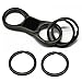 Lancher Key Chain Double Key Clip Quick Release 2 Extra Key Rings and Gift Box Car Keychain for Man and WomenBlack - Image 2