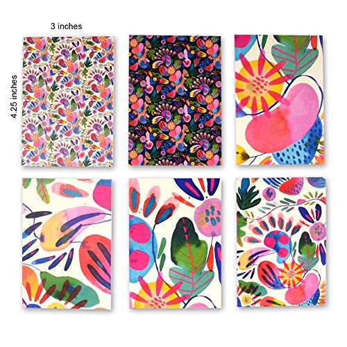 DOODLE Tropical Multicolour Notecards – Set of 12 | 3 x 4.25 Inches, 160 GSM | Small Greeting & Thank You Cards for Birthdays & All Occasions - Image 3
