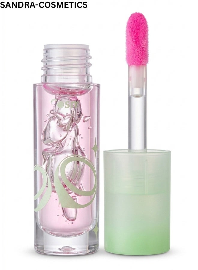 SANDRA-COSMETICS Magic Moisturizing Lip Gloss with Aloe Vera, Teddy Bear Lip Oil, Long Lasting Hydrating Lip Tint - Image 1