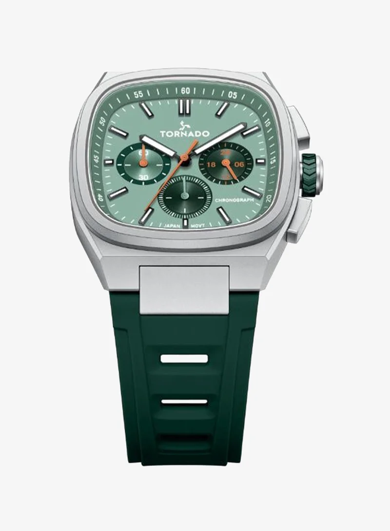 Tornado  Men's Rubber Strap Chronograph Watch T26102-SRGG - 42mm mm for Men | Best Price UAE