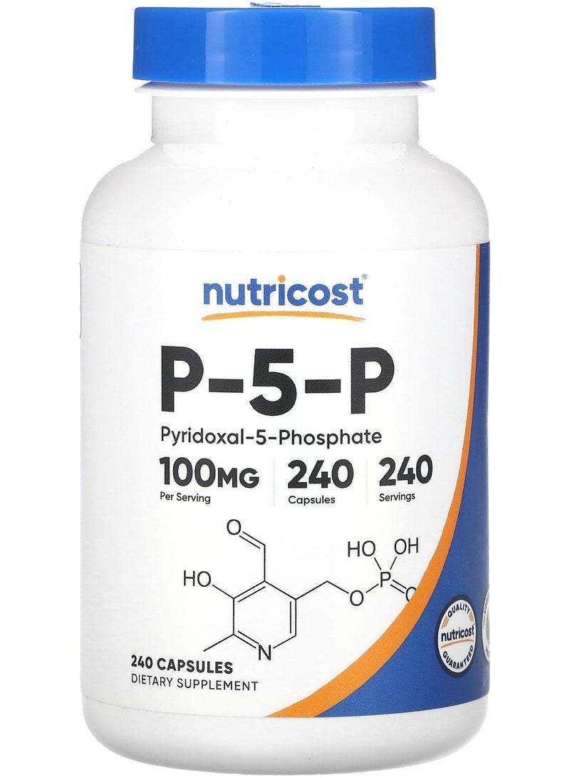 Nutricost P-5-P, 100 mg, 240 Capsules