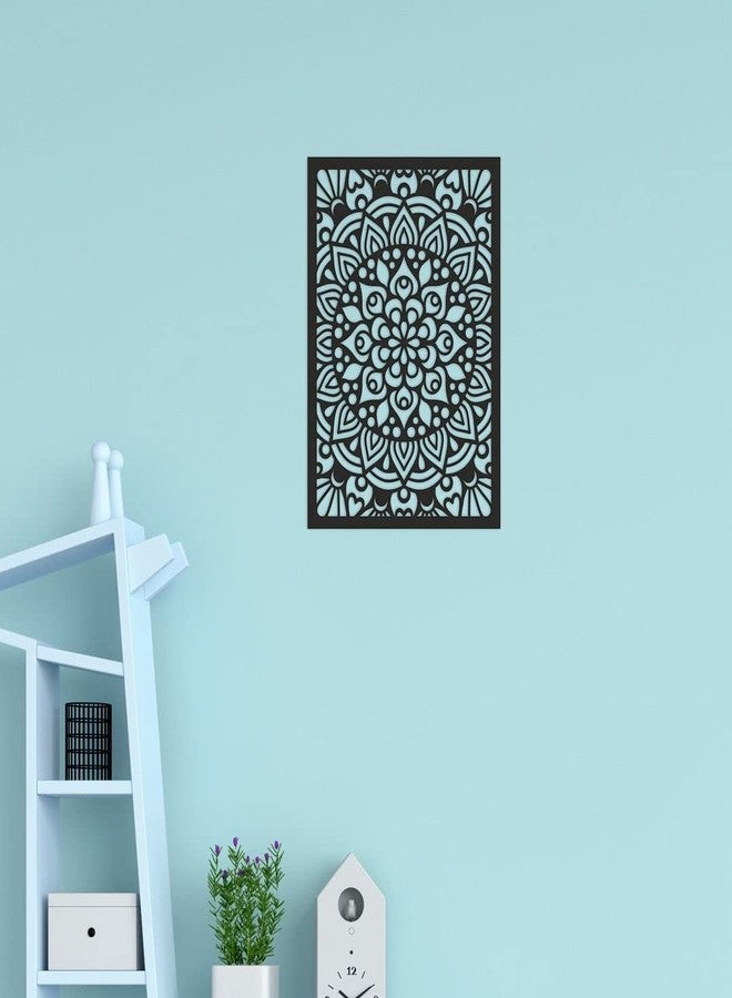 CVANU Handmade MDF Wooden Wall Hanging laser cutout, Decorative Items/Wall Panel (11Inch x 15Inch) - Image 2