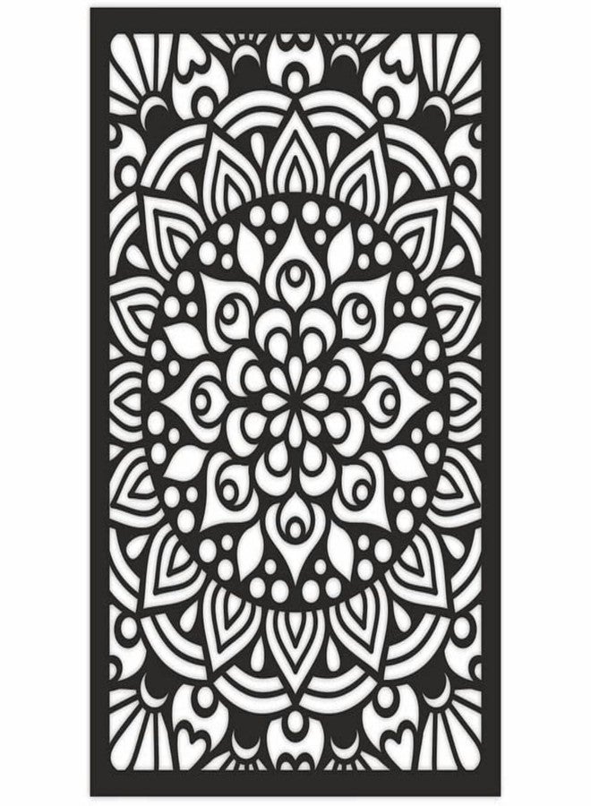 CVANU Handmade MDF Wooden Wall Hanging laser cutout, Decorative Items/Wall Panel (11Inch x 15Inch) - Image 1