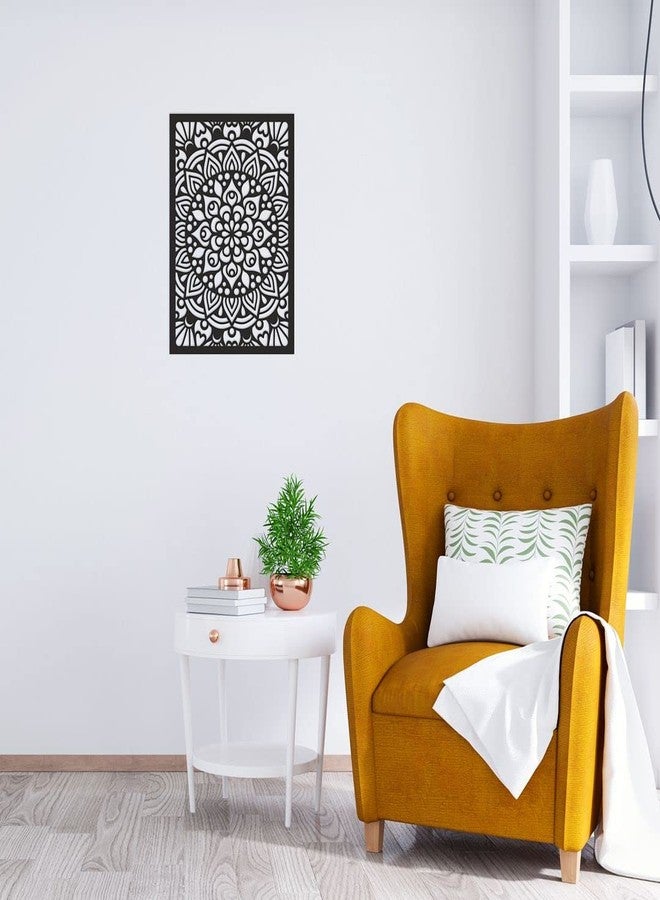 CVANU Handmade MDF Wooden Wall Hanging laser cutout, Decorative Items/Wall Panel (11Inch x 15Inch) - Image 3