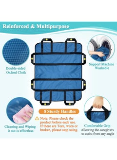 Generic Positioning Bed Pad With Handles Hospital Sheets Transfer Board Belts Patient Lift Elderly Assistance Incontinence Mattress Sheets For Turning Lifting Repositioning Washable Underpads 48 X 40  - Image 5