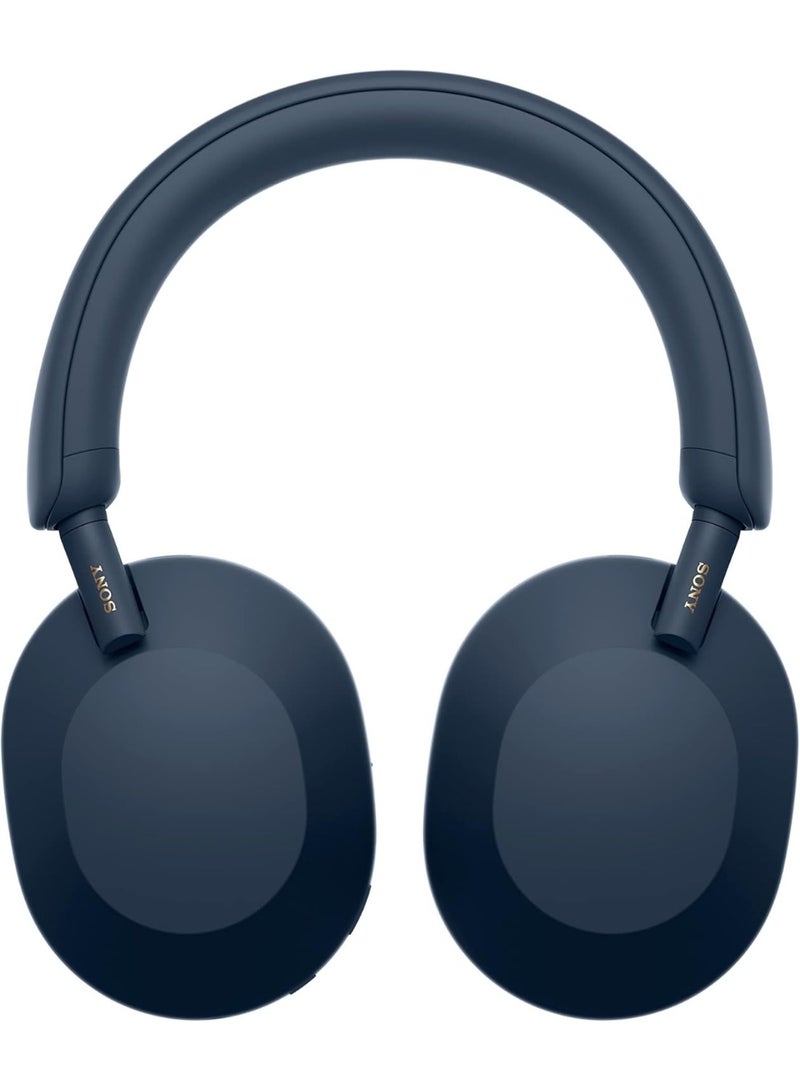 Sony Corporation سماعات سوني WH-1000XM5 المتميزة لإلغاء الضوضاء، مُحسّن تلقائي لإلغاء الضوضاء، بطارية تدوم 30 ساعة، تحكم صوتي أليكسا، أزرق منتصف الليل - Image 5