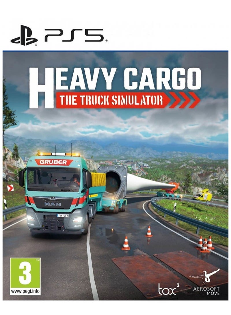 aerosoft Heavy Cargo: The Truck Simulator for PS5 - Trucking Transport Simulation Game - playstation_5_ps5 - Image 1