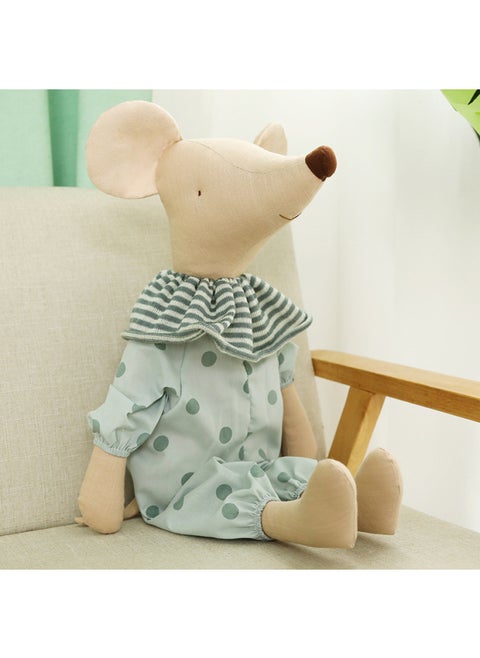 Ins Creative Dressing Mouse Plush Toy Doll Year Of The Rat Mascot Company Annual Meeting Gift Wholesale-Color:Green-Height:60cm