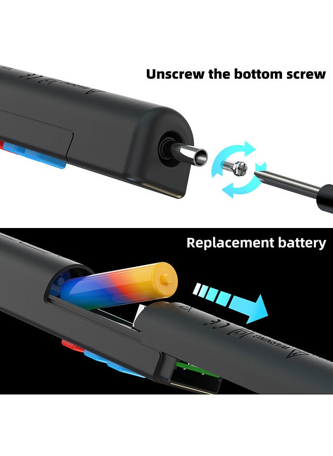 BSIDE - Digital AC Voltage Tester Leakage Detector Electric Leakage Detect Pen 0-300V Non-contact Circuit Continuity Test Pen Live Wire Check with Backlight Display - Image 1