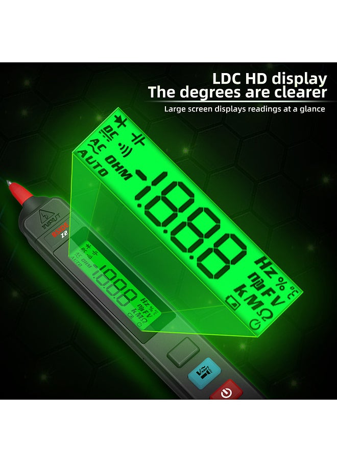 BSIDE - Digital AC Voltage Tester Leakage Detector Electric Leakage Detect Pen 0-300V Non-contact Circuit Continuity Test Pen Live Wire Check with Backlight Display - Image 1