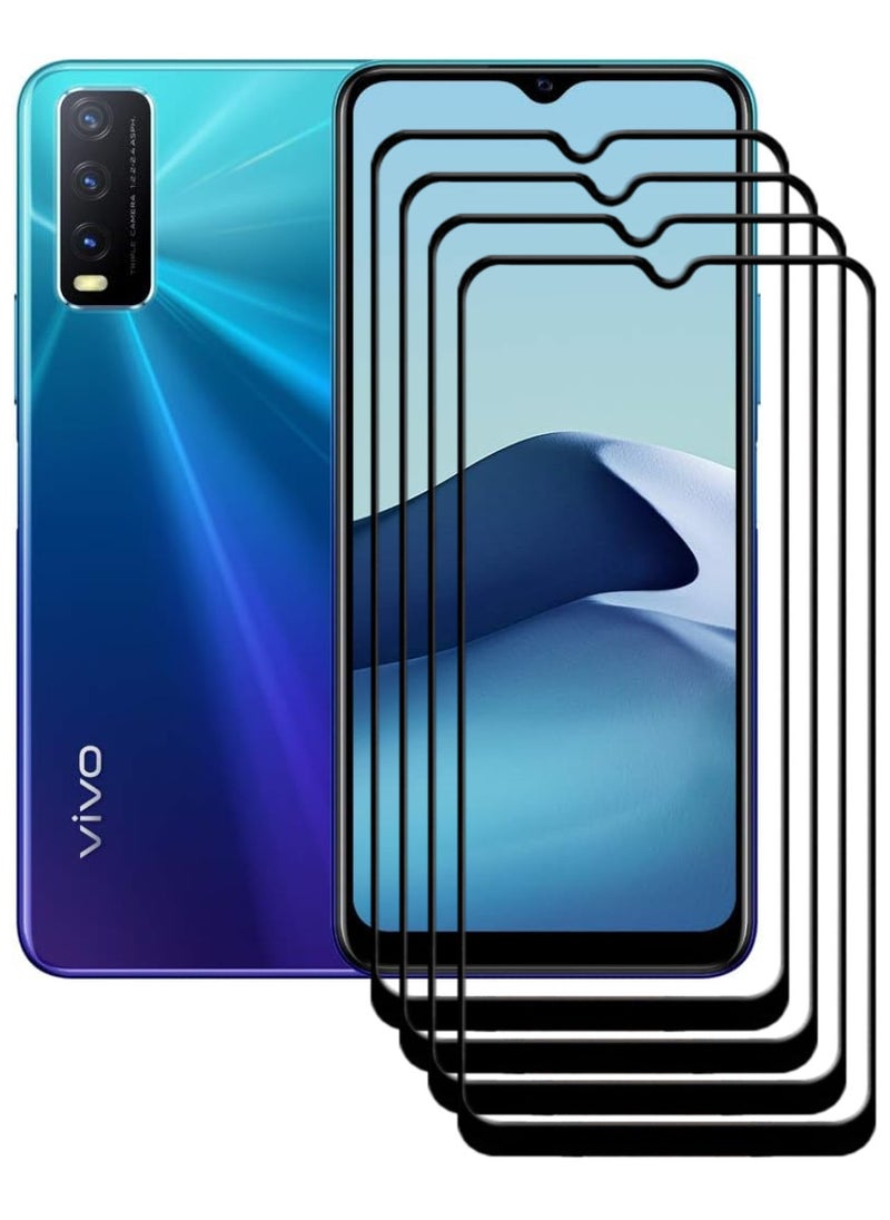 ACLIX 4 Pieces Antistatic ESD Dustproof Premium Quality High Definition Tempered Glass Screen Protector Designed For vivo Y20 - Image 1