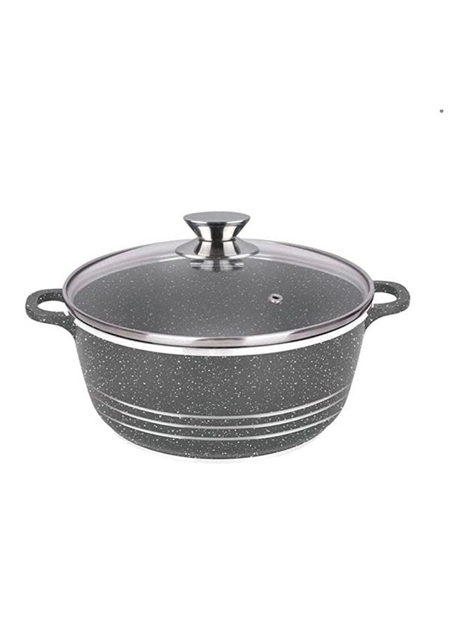 DESSINI Dessini Granite Casserole Cooking Pot 36Cm- Pfoa Free Oven Safe-Multi Layer Non Stock Coating-Dishwasher Safe 