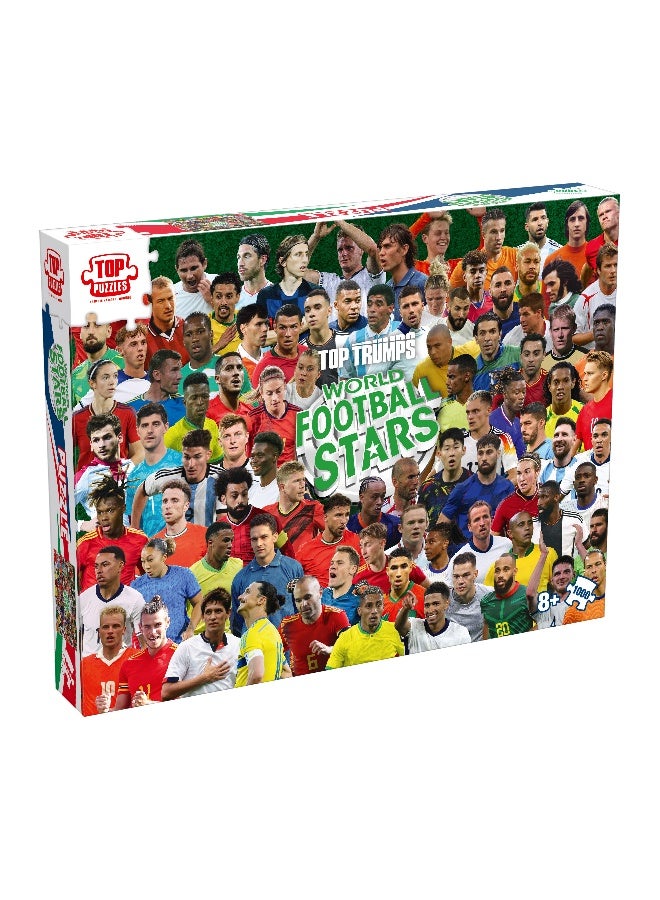 Winning Moves أعلى ترومبز لغز نجوم كرة القدم العالمية 1000 قطعة - Image 1